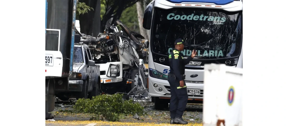 Ataki terrorystyczne w Kolumbii. Prezydent mówi o udziale frakcji dysydenckich byłej partyzantki [ZDJĘCIA]