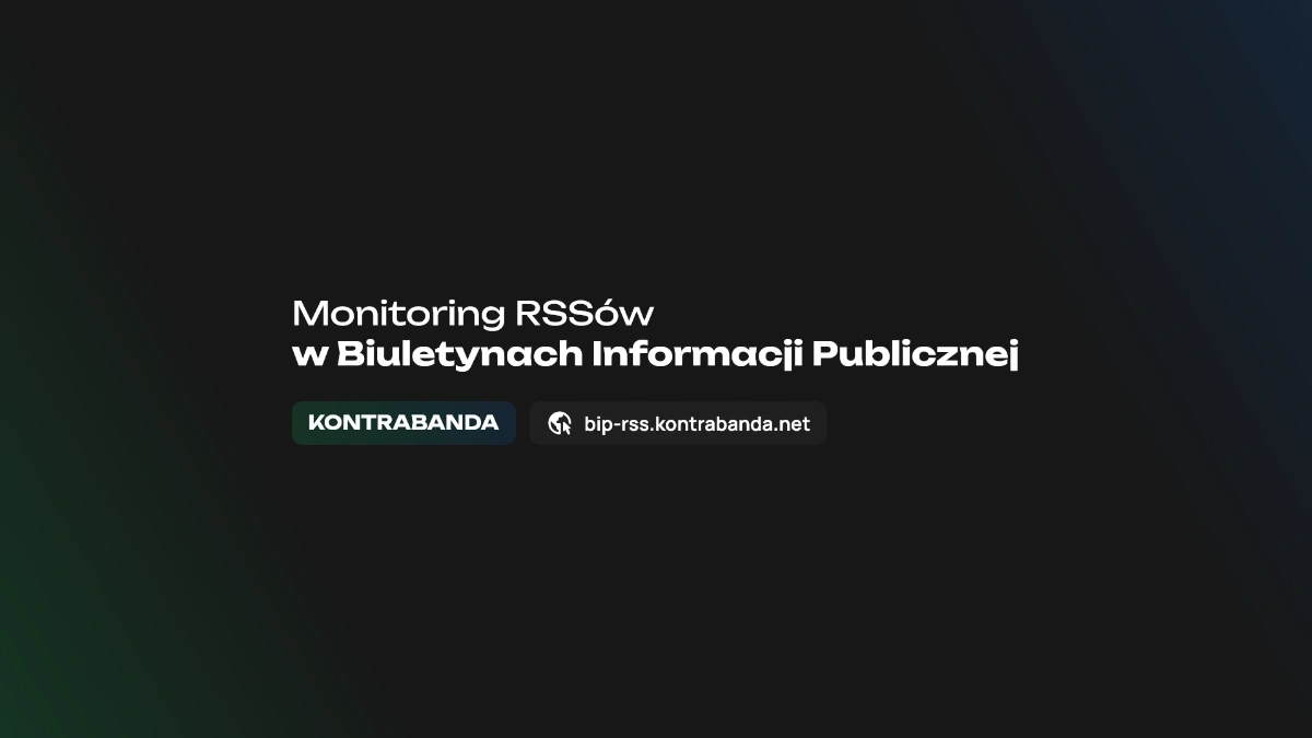 Poradnik do RSSów w ramach bip-rss.kontrabanda.net