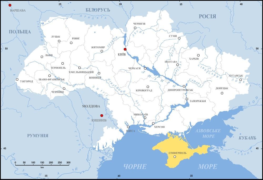 Półwysep Krymski - jeden z najważniejszych tematów sporu między Rosją a Ukrainą