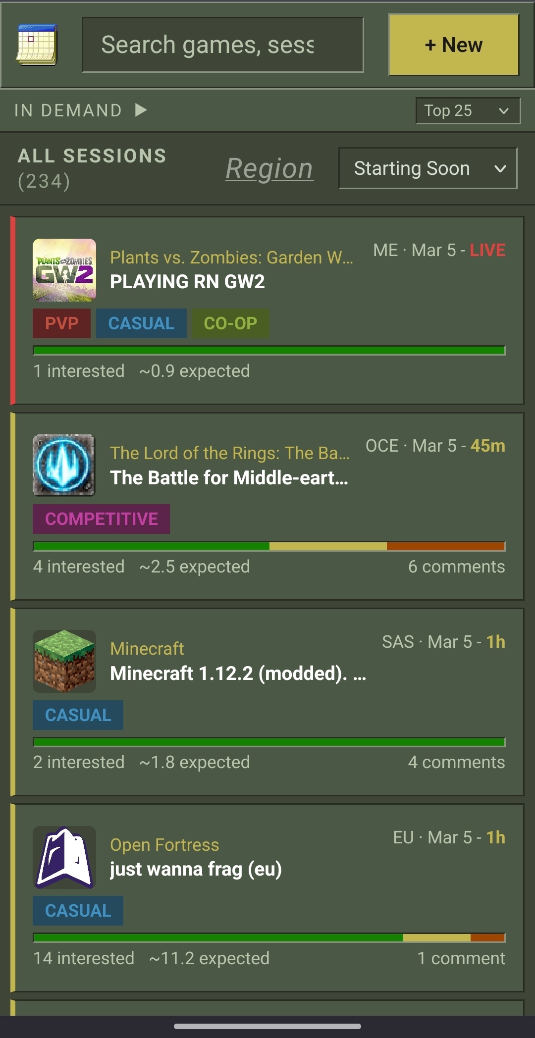 GameDate - sesje multiplayer dla gier klasyków