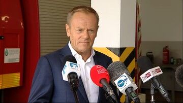 "To brzmi jak ponury żart". Donald Tusk o roli Jacka Sasina w odbudowie Ukrainy