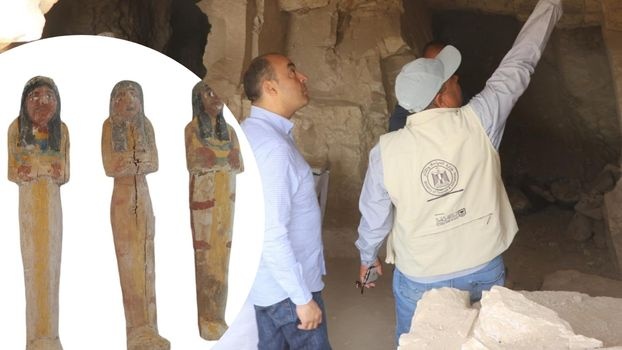 Nowe odkrycie: trzy grobowce w Luksorze z okresu Nowego Państwa » Historykon.pl