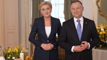 Andrzej Duda i Agata Kornhauser-Duda z okazji Świąt Wielkanocnych