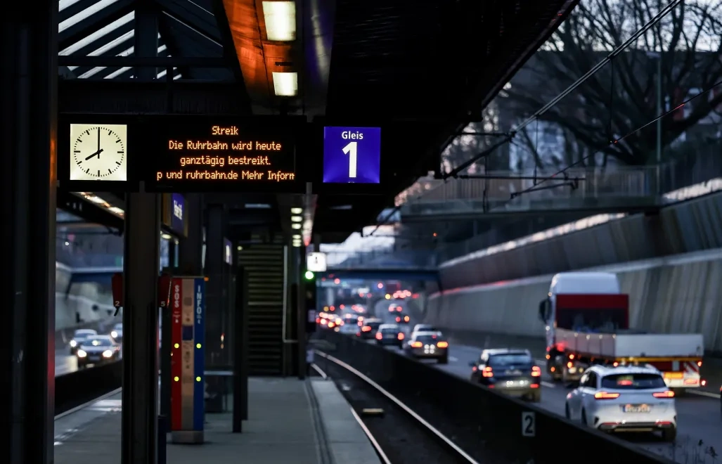 Strajk pracowników transportu w Niemczech. Paraliż dotknął 150 miast