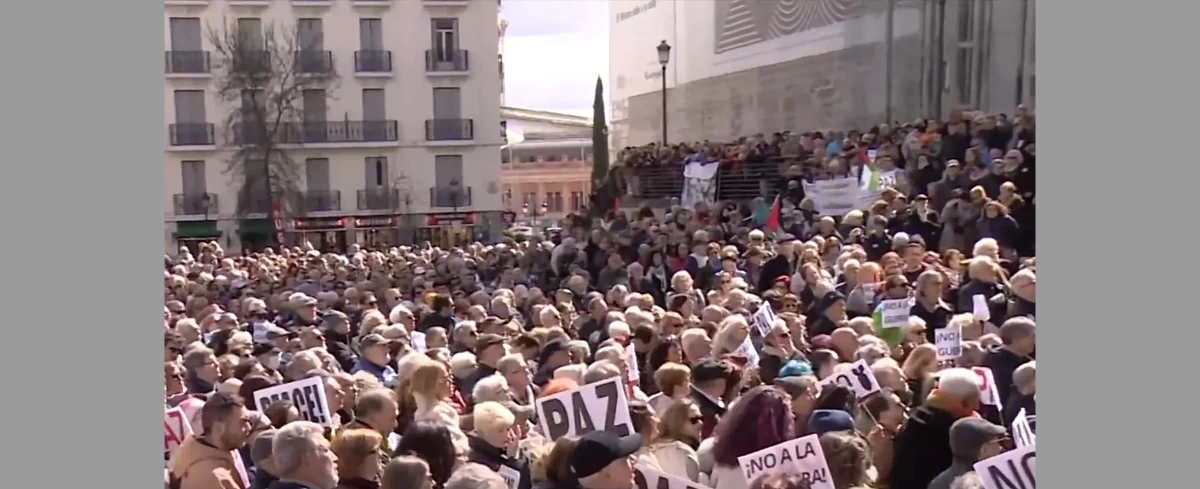 Hiszpania przeciw wojnie: 150 protestów w całym kraju