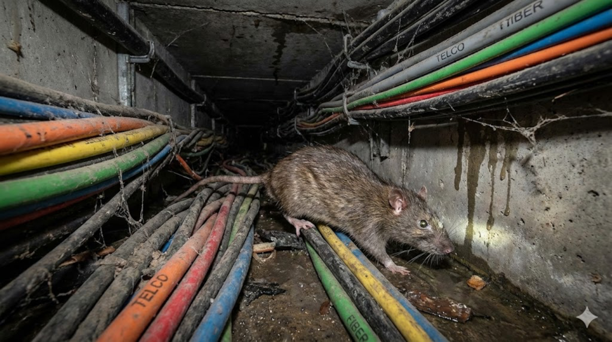 Szczury zjadły internet. Telekom bankrutuje przez… ekologię