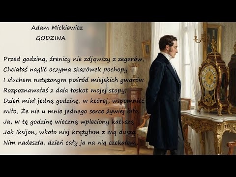 Godzina Adam Mickiewicz Poezja Wiersz