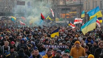 Ulicami Kijowa przeszedł Marsz Jedności dla Ukrainy