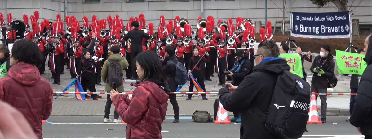 Shijōnawate Gakuen High School, Burning Bravers - Osaka Marathon 2025 Supporting performances, 2025-02-24