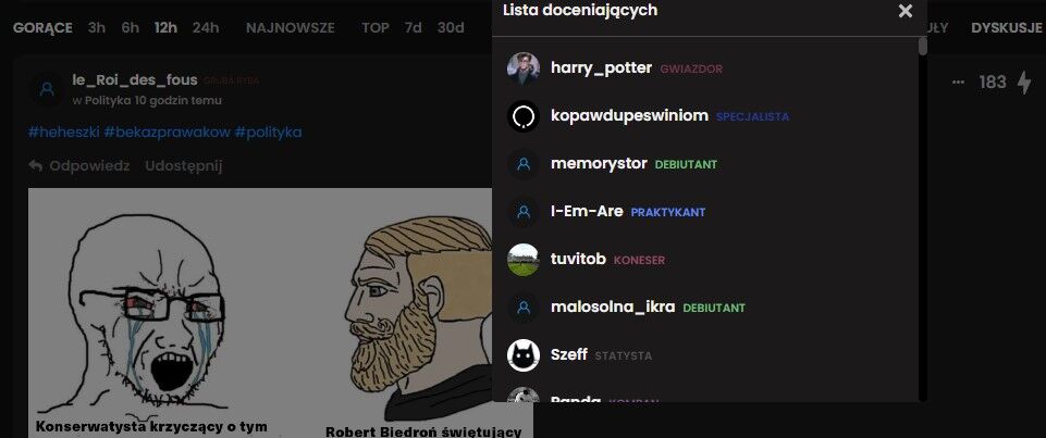Obrażają lewaków pomocy moderacja