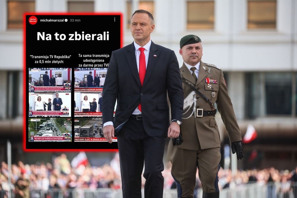 Zbierali na transmisję zaprzysiężenia. Wykorzystali darmowy sygnał TVP