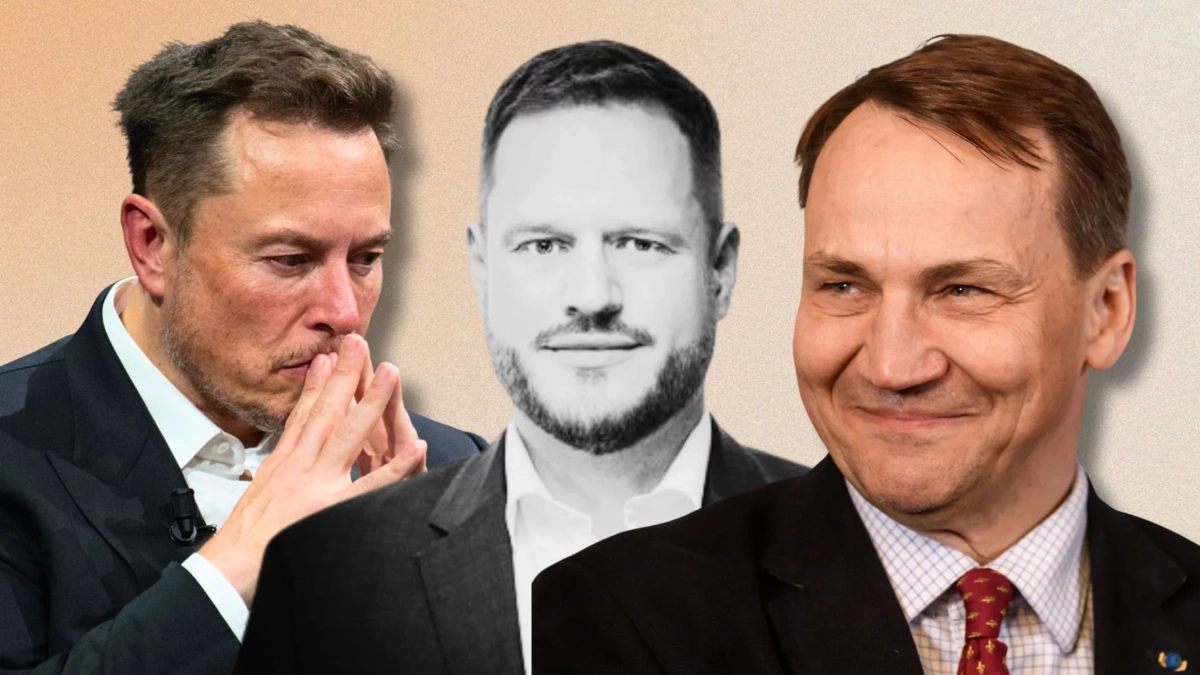 Musk uderza w Sikorskiego, a broni go... polityk PiS. Takiego sojuszu się nie spodziewałam