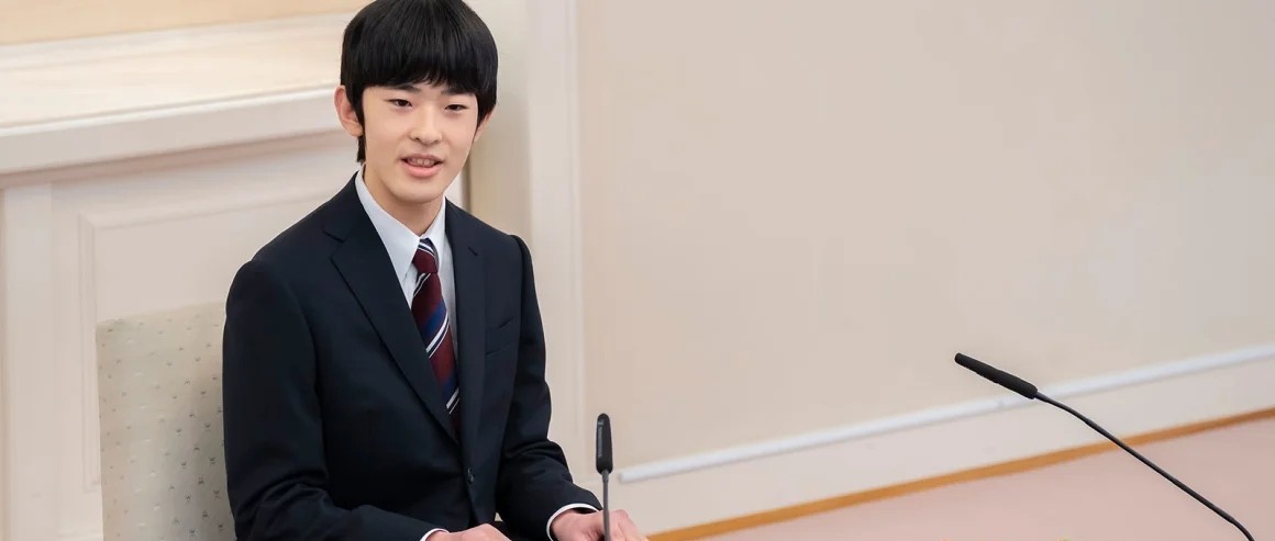 Debiut publiczny 18-letniego księcia Japonii