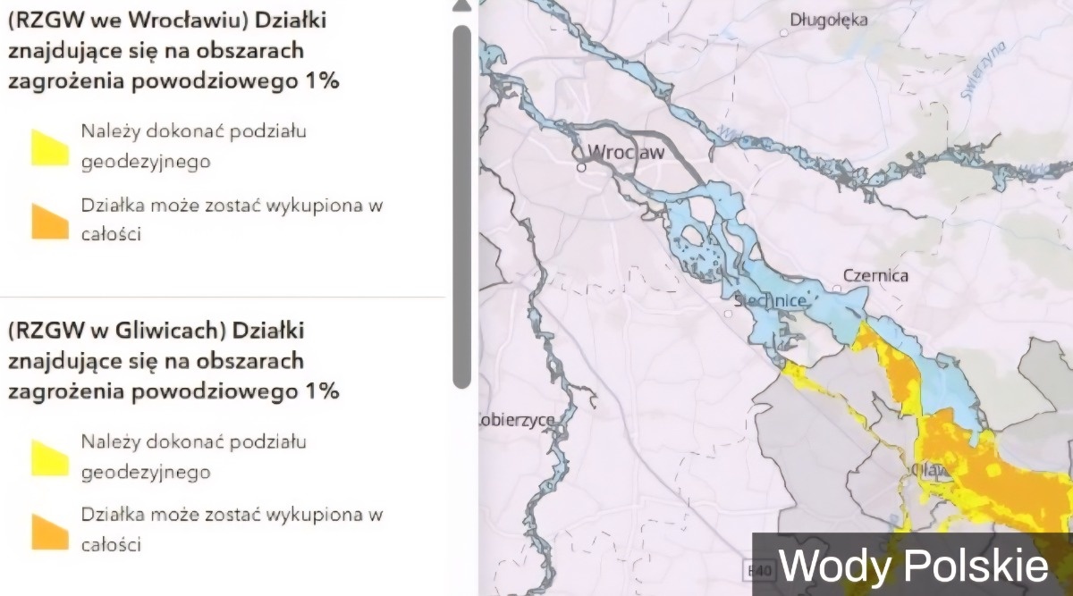 Skarb Państwa wykupi domy zniszczone przez powódź. Niektóre z nich znajdują się zaledwie 25 km od Wrocławia. Wiadomo już, które to działki