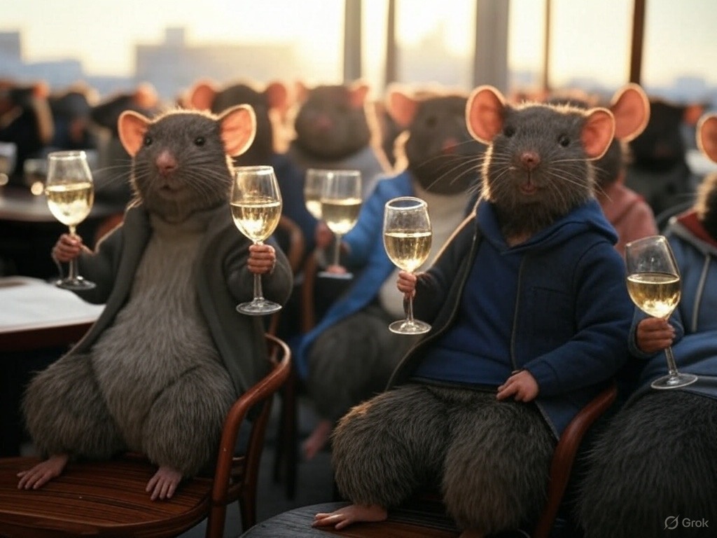 Szczury zostały sommelierami? Gryzonie potrafią rozróżniać odmiany białego wina