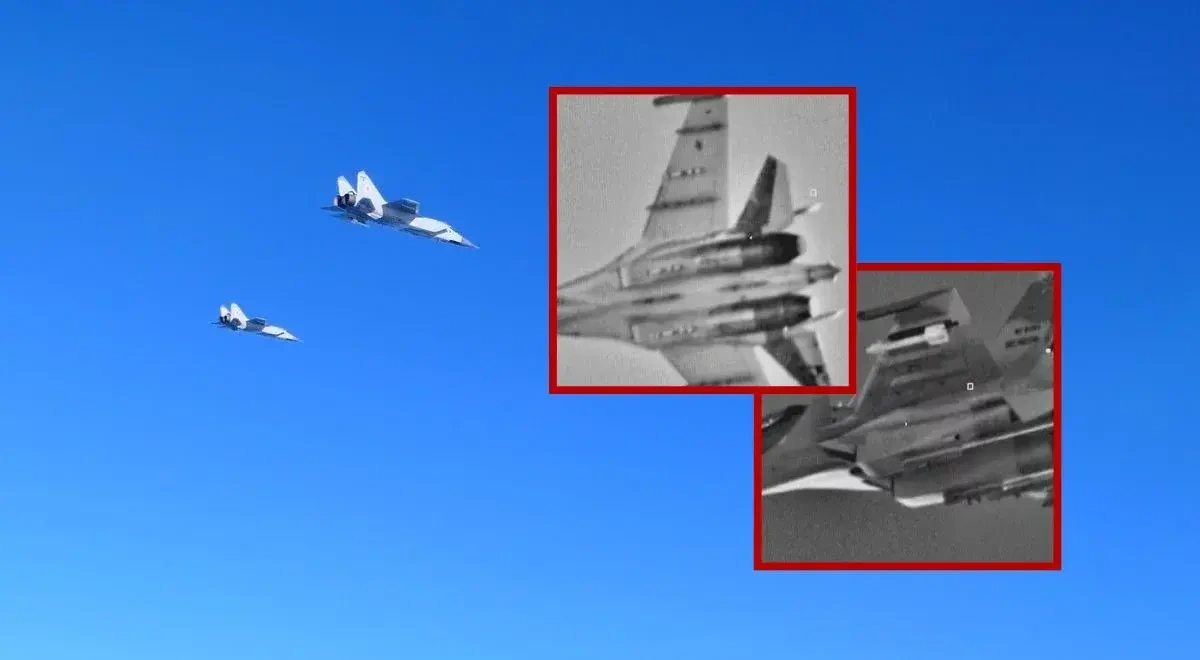 Rosyjskie myśliwce nad Bałtykiem. Pięć maszyn leciało w stronę Łotwy