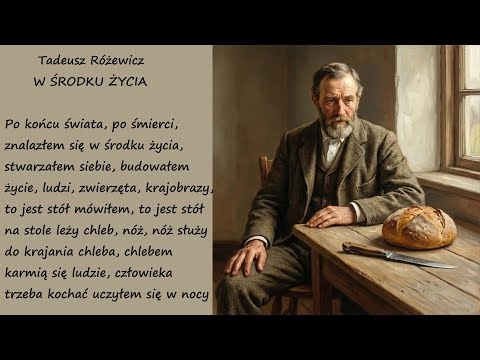 W Środku Życia Tadeusz Różewicz Poezje Wiersze | Poezja Dla Duszy
