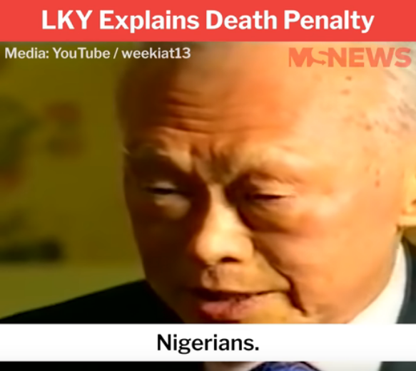 Lee Kuan Yew wyjaśnia czemu w Singapurze jest kara śmierci dla przemytników narkotyków