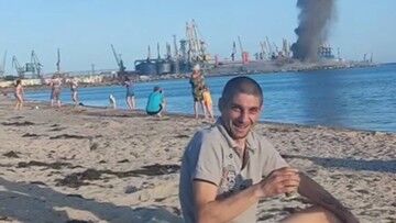 Wojna w Ukrainie. Wybuch w okupowanym porcie. Reakcja świadków "bezcenna"