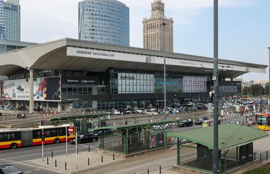 Pożar na Dworcu Centralnym w stolicy