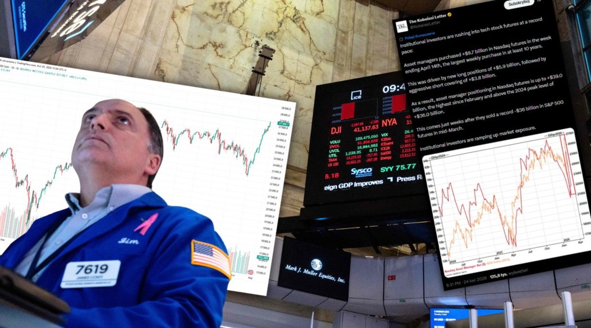 9,7 mld dolarów w tydzień. Instytucjonalni inwestorzy rzucili się na Nasdaq