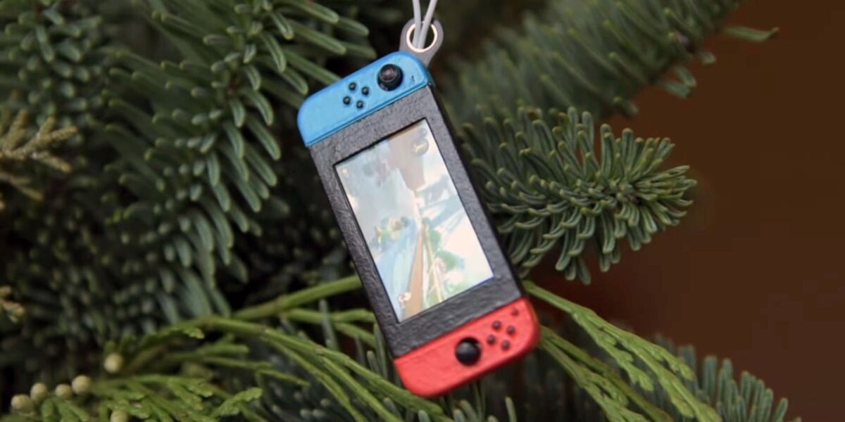 Nintendo Switch - ta miniaturowa ozdoba świąteczna wyświetli klipy z gier