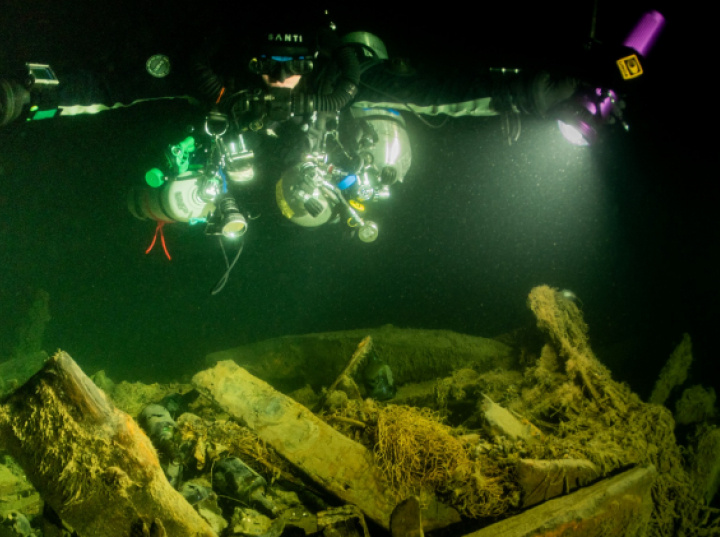 Wnętrza dwóch wraków w Bałtyku okazały się małą historyczną sensacją