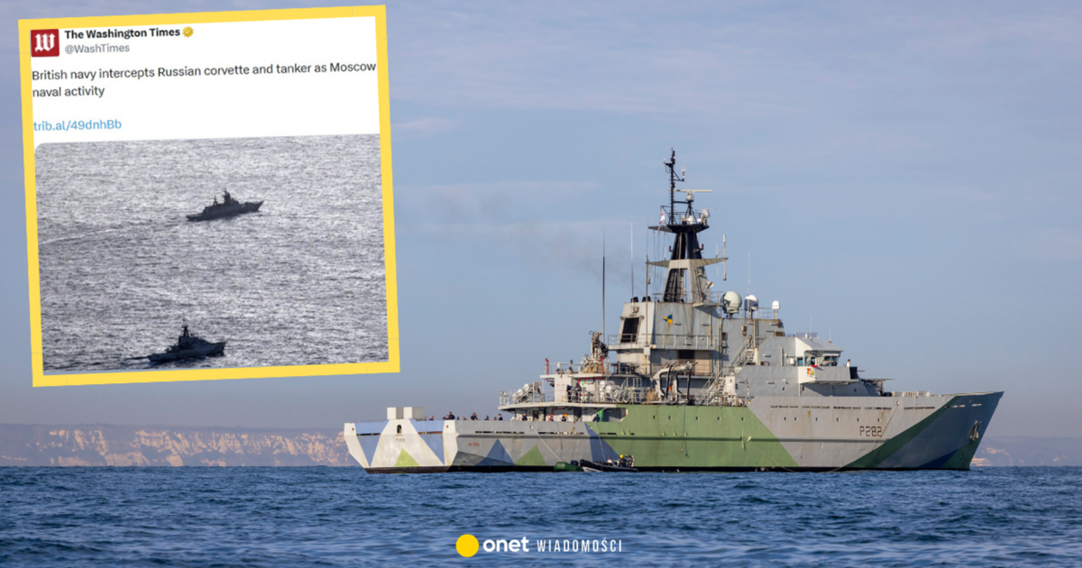 Wielka Brytania przechwyciła dwa rosyjskie okręty