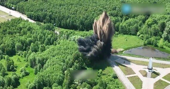 Rosjanie wysadzili drogę w obawie przed ukraińską kontrofensywą