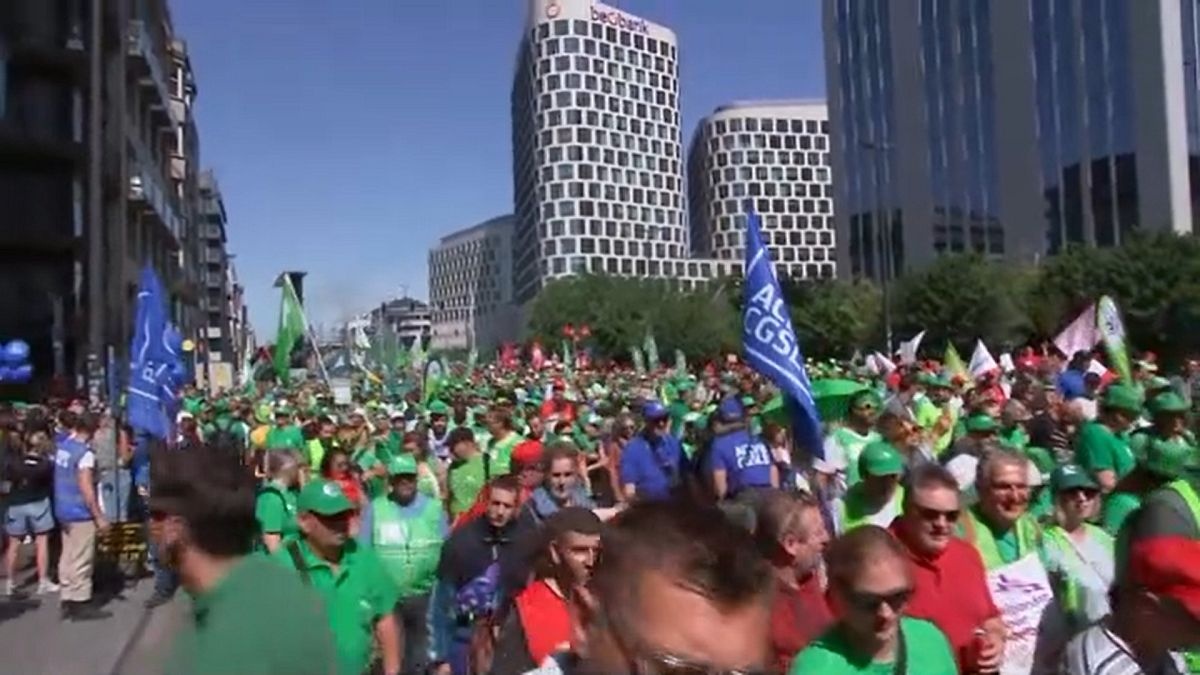 Strajk generalny w Belgii: odwołane loty, sparaliżowany transport