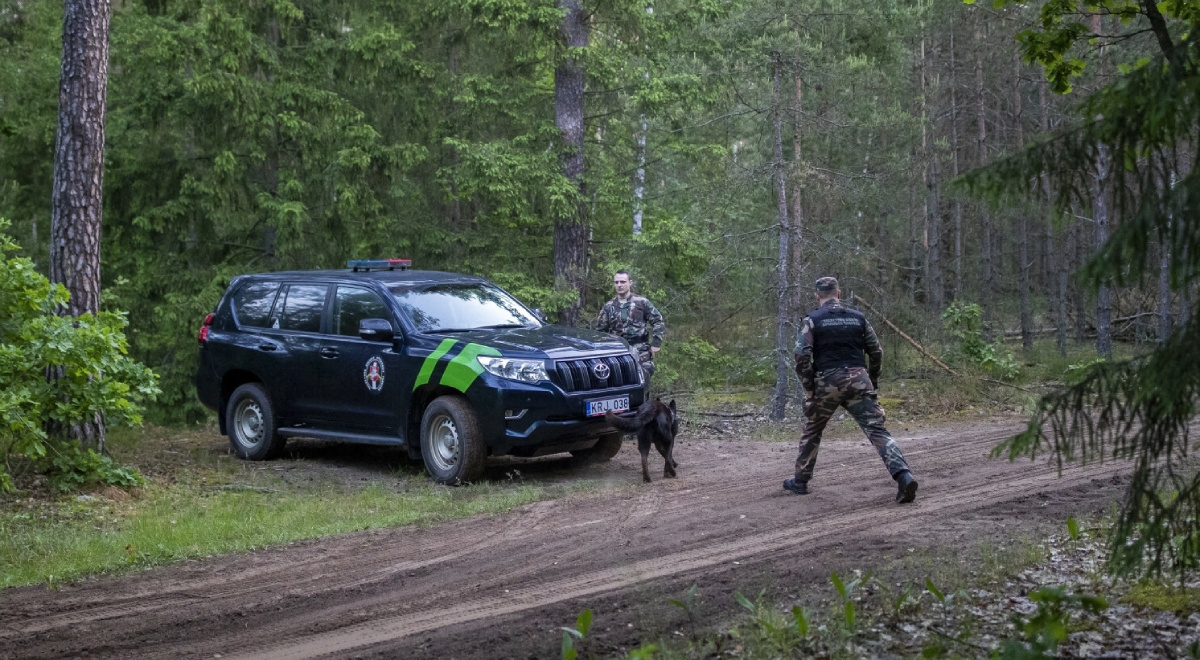 Duża grupa migrantów zatrzymana przy granicy. Próbowali wjechać do Polski