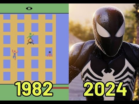 Ewolucja Gier z Serii Spider-man 1982-2024
