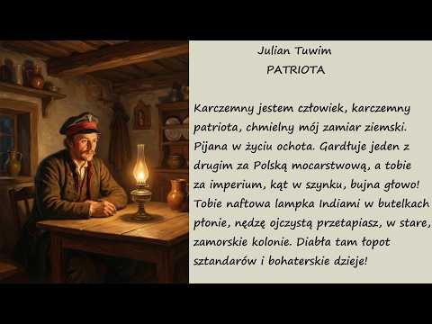 Patriota Julian Tuwim Poezje Wiersze | Poezja Dla Duszy