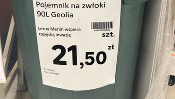 "Kupując ten produkt finansujesz ludobójstwo w Ukrainie". Happening w sieci Leroy Merlin