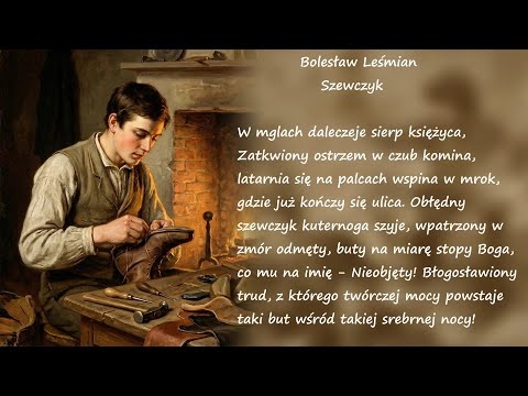 Szewczyk Bolesław Leśmian Poezje Wiersze | Poezja Dla Duszy