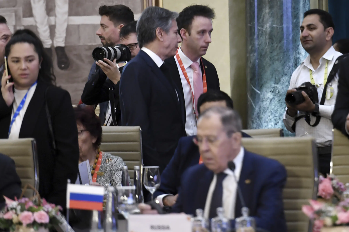 Blinken i Lavrov spotkali się po raz pierwszy od 14 miesiecy.