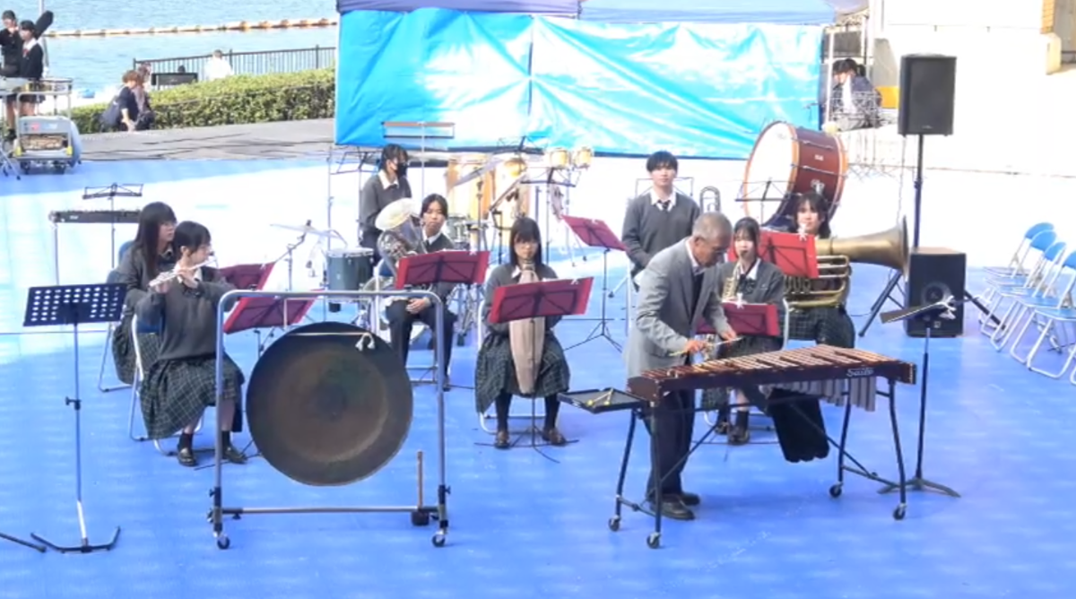 Osaka Prefectural Kaizuka Minami High School, Kainan Brass - Kishiwada Kankan Bayside Mall Wind Ensemble Festival, 2025-11-08