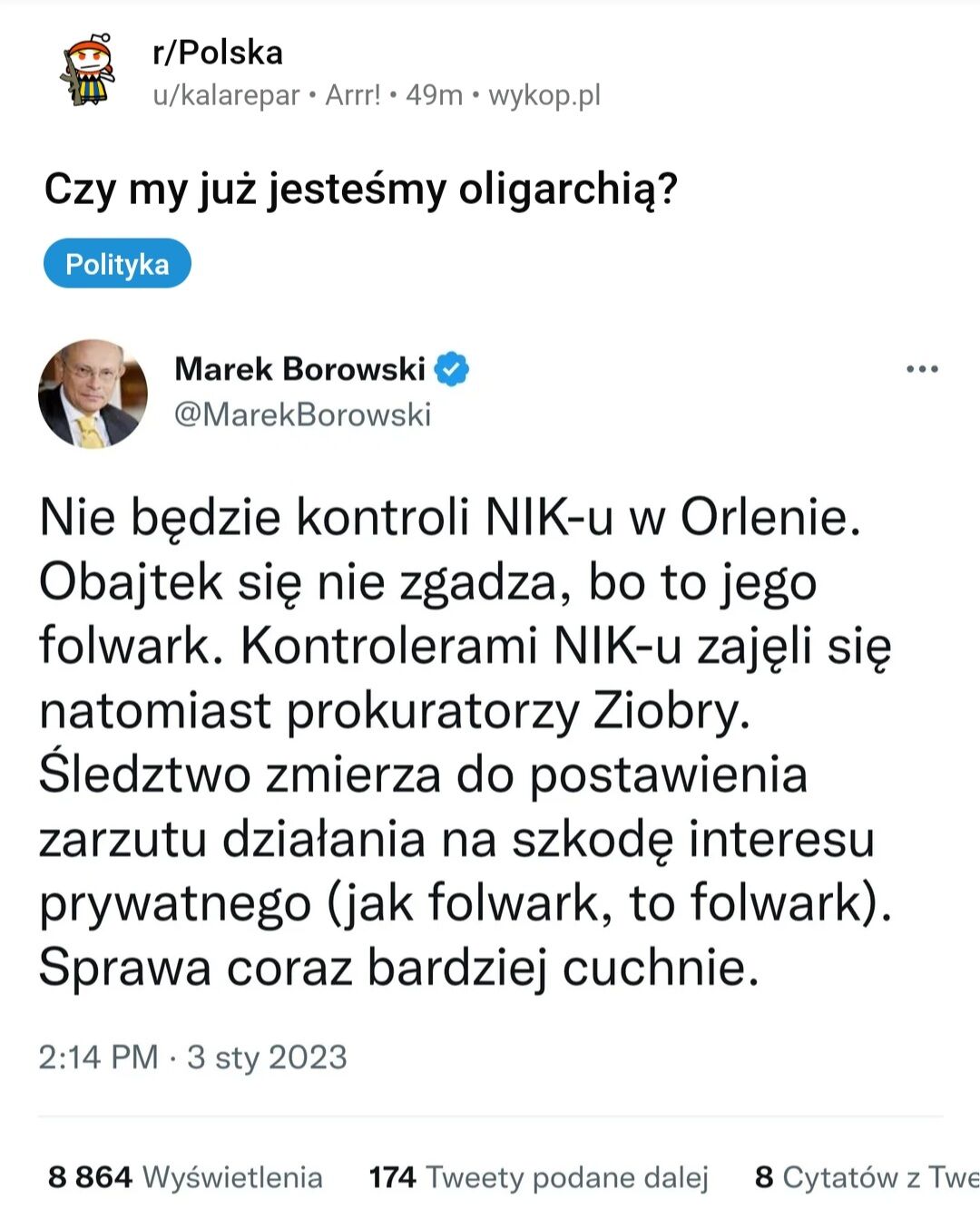 "Wstajemy z kolan" i "odzyskujemy godność"