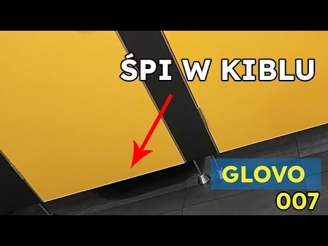 Zasnął w WC MacDonalds - Glovo 007