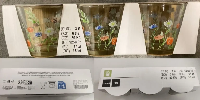 Trujące szklanki! Uwaga na produkt z sieci TEDi – Ostrzeżenie Sanepidu