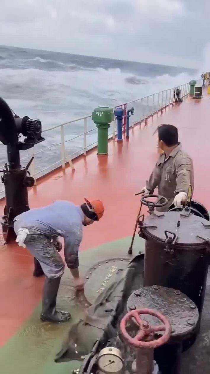 Czy to częste na pokładzie w czasie sztormu?