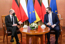 Olaf Scholz w Warszawie. Spotkanie z premierem Mateuszem Morawieckim