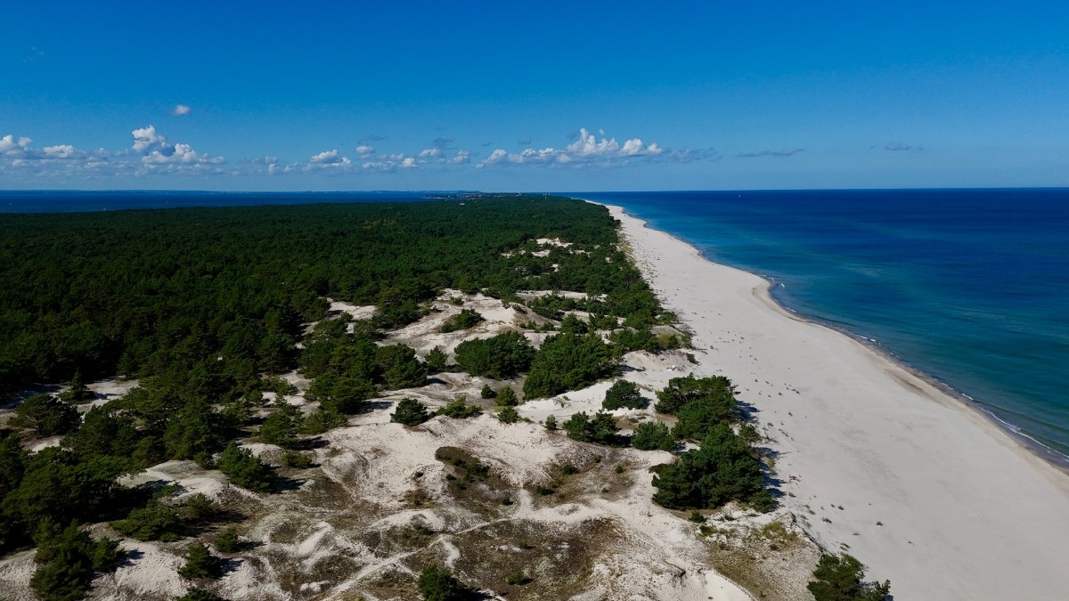 Władysławowo - Hel pieszo wzdłuż morza. Trasa nad Bałtykiem