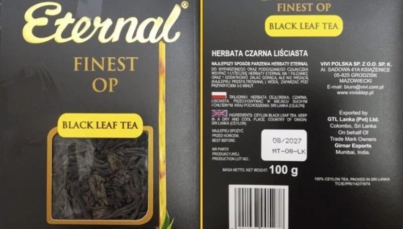 Herbatka z pestycydem. Black Leaf Tea (100 g)