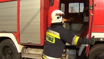 Warmińsko-mazurskie. Pożar domu w Śwignajnie Małym. Trwa akcja strażaków