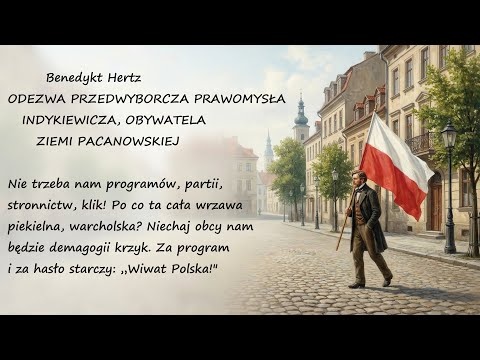 Odezwa Przedwyborcza Benedykt Hertz Poezja Wiersz