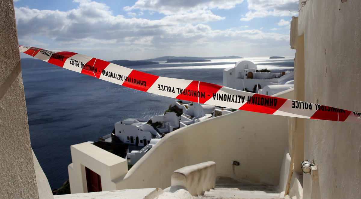 Santorini opustoszało. Sceny jak w czasie lockdownu. "Strasznie się boję"