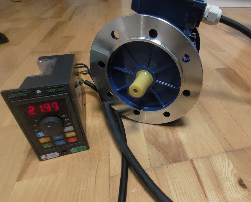 Szlifierka na pas bezkońcowy - początek projektu.