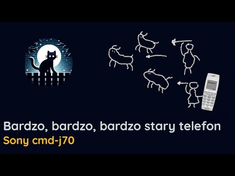 Bardzo, bardzo, bardzo stary telefon - Sony cmd-j70