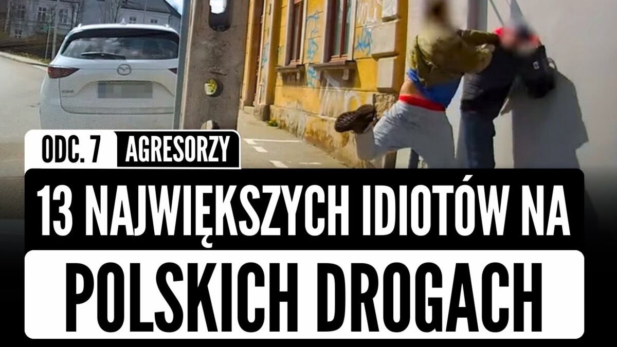 Kompilacja agresorów-idiotów na polskich drogach